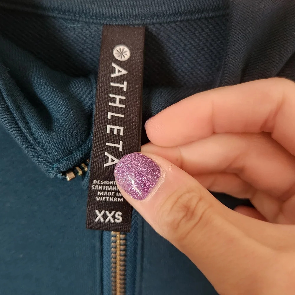 Athleta‎ Crosstown Track Dress Green XXS - Picture 3 of 6